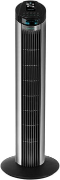 Cecotec Ventilador De Torre Digital Con Temporizador Y Mando a Distancia Energysilence 890 Skyline. 50 W, 30'' (76Cm) De Altura, Oscilación, Motor De Cobre, 3 Velocidades, 3 Modos, Negro