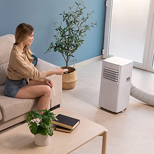Cecotec ForceClima 7100 Portable Air Conditioner with Remote Control, 7000 BTU, Low Consumption, LED Display, 4 Modes, 2 Speed, Coverage 15-20 m²|B0BPZHKY25
