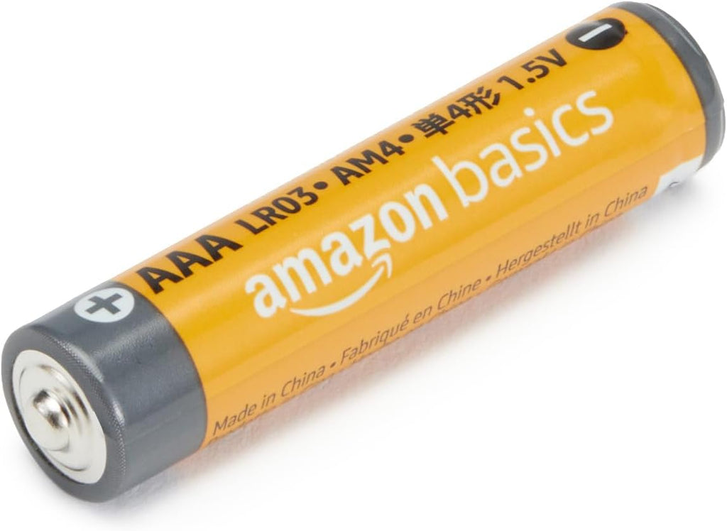 Amazon Basics - Paquete De 36 Pilas Alcalinas AAA De Alto Rendimiento, 1,5 Voltios, Vida Útil De 10 Años