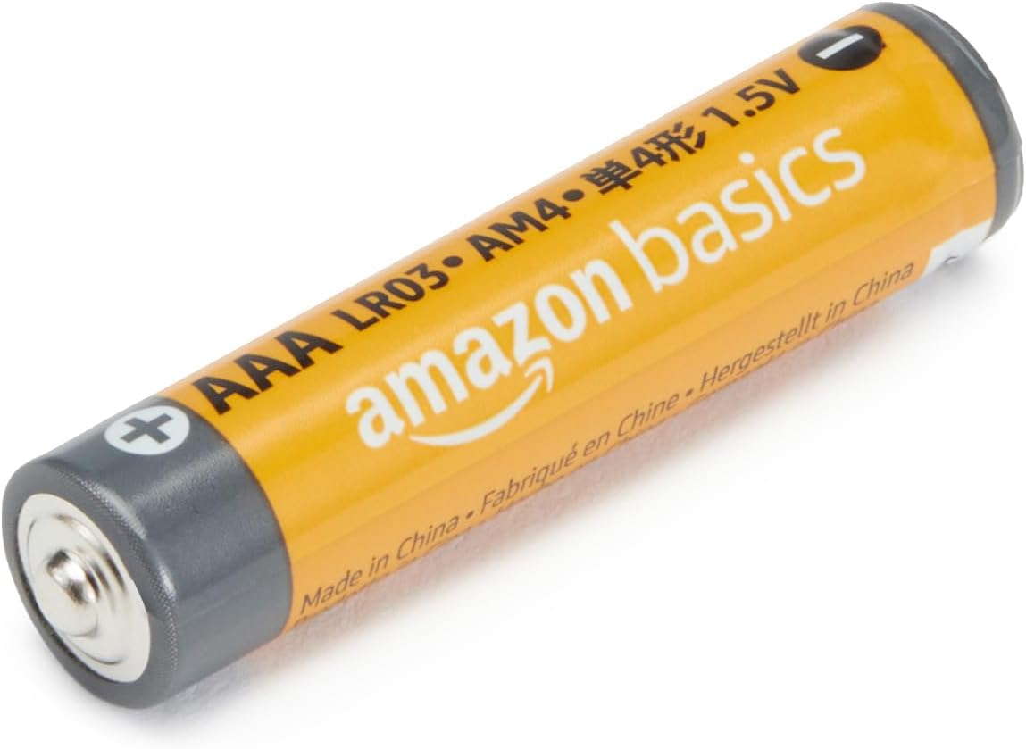 Amazon Basics - Paquete De 36 Pilas Alcalinas AAA De Alto Rendimiento, 1,5 Voltios, Vida Útil De 10 Años