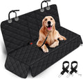 Ultimate Waterproof Dog Car Seat Cover - Non-Slip Back Seat Protector for Pets and Kids - Fits Most Cars, SUVs, and Trucks - Black