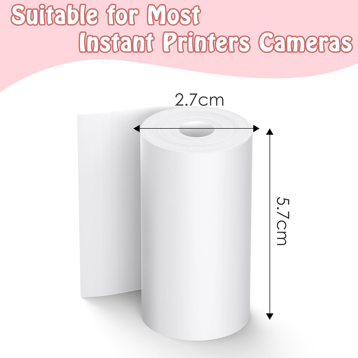 Camara De Fotos Instantaneas,2.4" 1080P HD Camara Fotos Infantil Instantaneas Juguetes Niños 3-12 Años Cámara Instantánea Niños De Foto & Video 1080P & Música&5 Juegos De Rompecabezas 32GB (White)