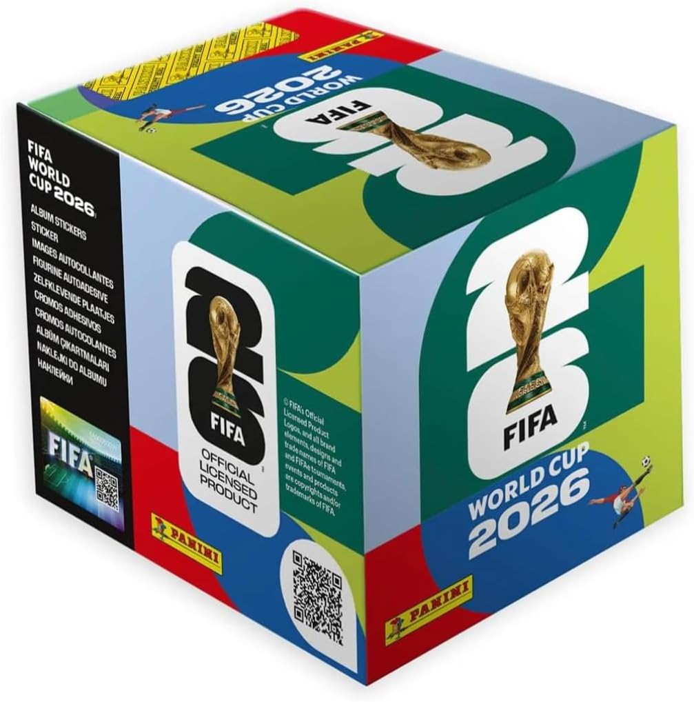Panini FIFA World Cup 2026 Official Sticker Collection Box - 50 Packs of Exciting Stickers to Kickstart Your Collection!