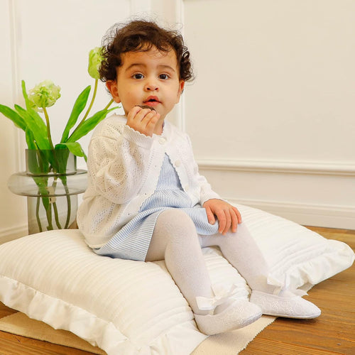 Adorable Baby Girls' Princess Bowknot Soft Sole Crib Sneakers for First Steps