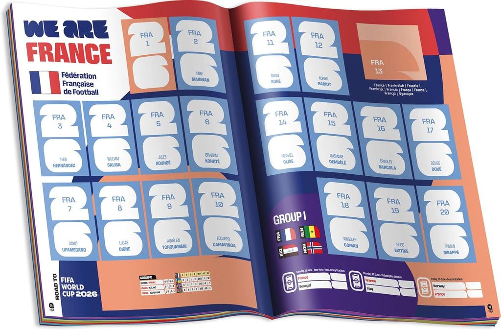 Descubre el Álbum de Calcomanías de la Copa Mundial de la FIFA 2026: Organiza y Muestra Tu Colección Multicolor