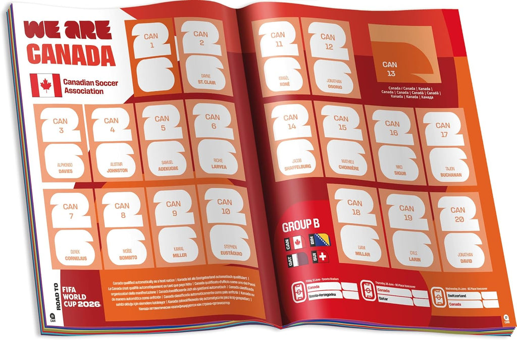 Descubre el Álbum de Calcomanías de la Copa Mundial de la FIFA 2026: Organiza y Muestra Tu Colección Multicolor