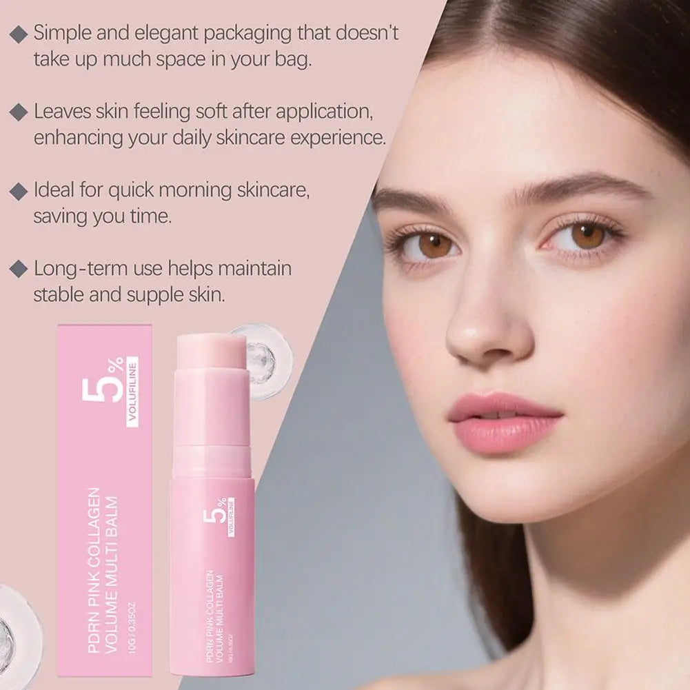 Revitalize Your Skin with 5% Volufiline PDRN Pink Collagen Multi Balm - Longlasting Hydration & Plumping for Face and Body