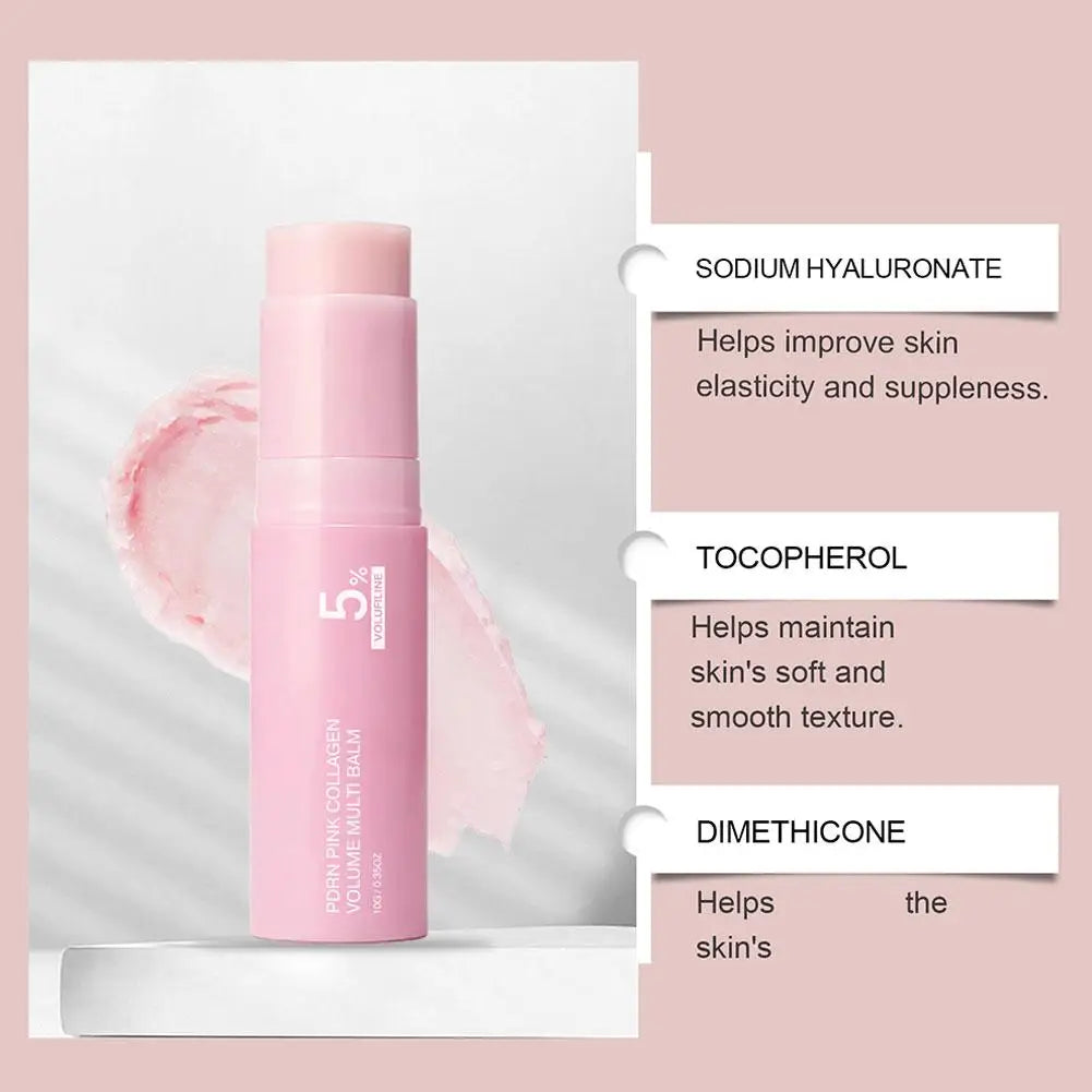 Revitalize Your Skin with 5% Volufiline PDRN Pink Collagen Multi Balm - Longlasting Hydration & Plumping for Face and Body