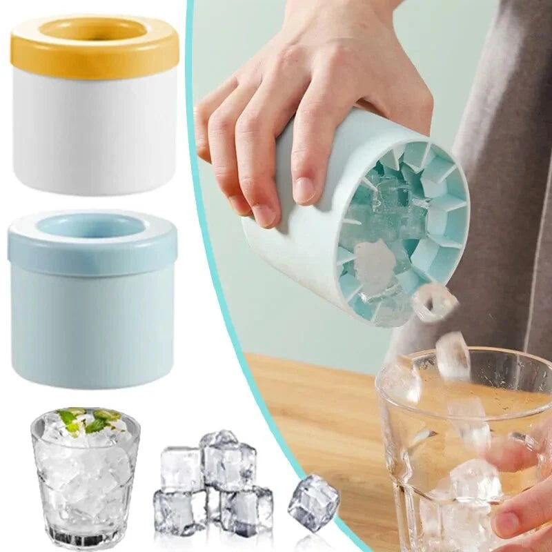 Chill Out This Summer with Our Creative Silicone Ice Cube Mold - Perfect for Homemade Ice Cubes and Cocktails!