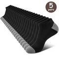 10 Pairs of Comfortable Breathable Socks Sweat Absorbing Odor Proof Low Cut Solid Color Socks Suitable for Outdoor Activities