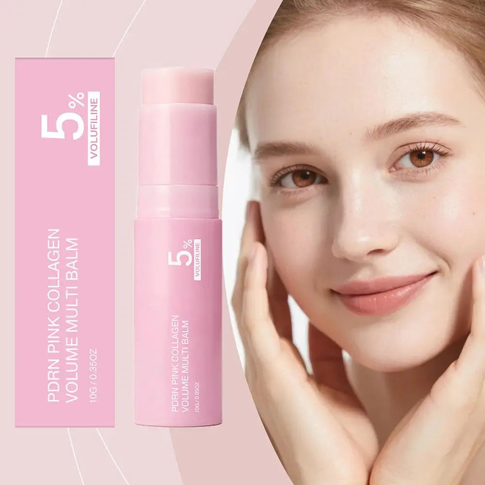 Revitalize Your Skin with 5% Volufiline PDRN Pink Collagen Multi Balm - Longlasting Hydration & Plumping for Face and Body