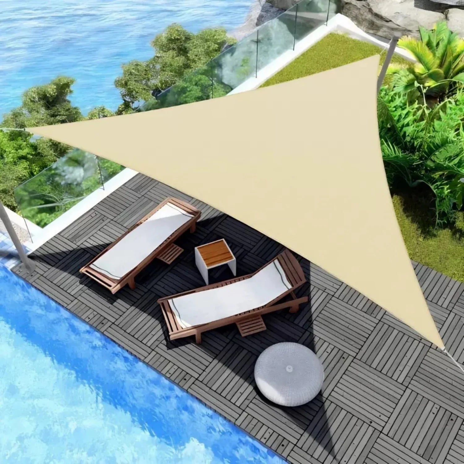 Outdoor Beach Tent Portable Camping Sun Shelter UPF50+ Family Seaside Travel Tent Outdoor Windproof One-Piece Beach Canopy